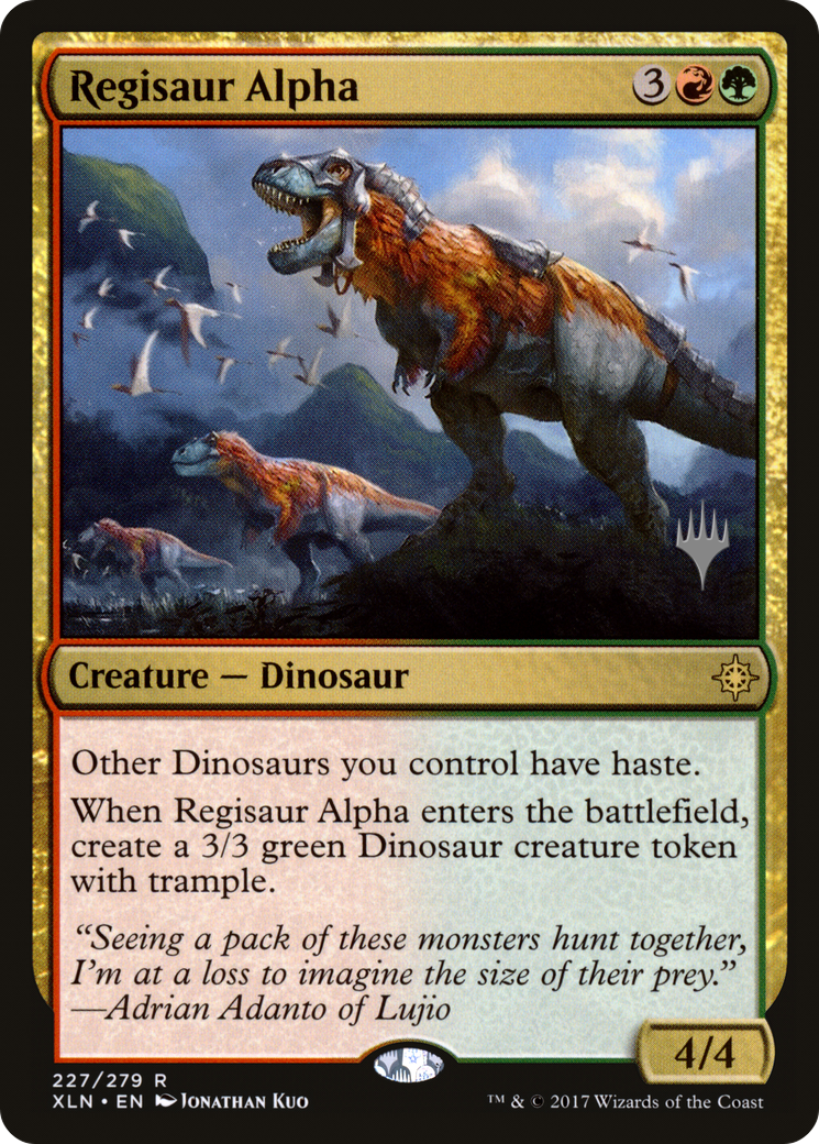 Regisaur Alpha (PPM20-227) [Promo Pack: Ixalan Promos] Foil