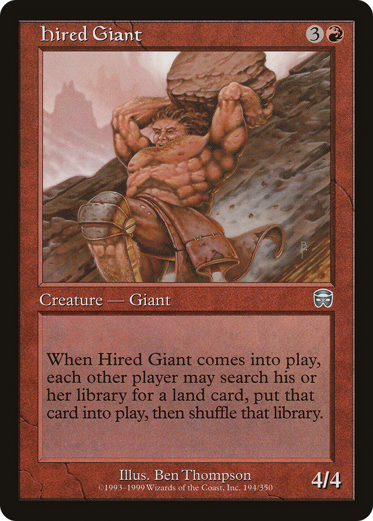 Hired Giant (MMQ-194) [Mercadian Masques]