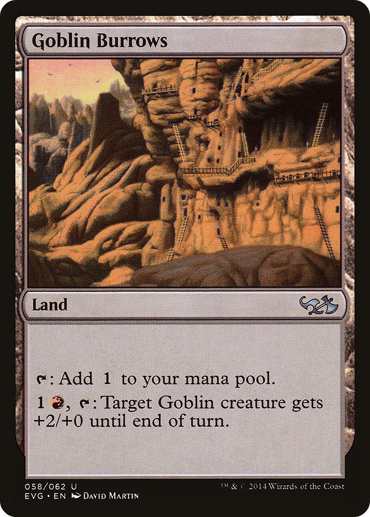Goblin Burrows [Duel Decks Anthology: Elves vs. Goblins]