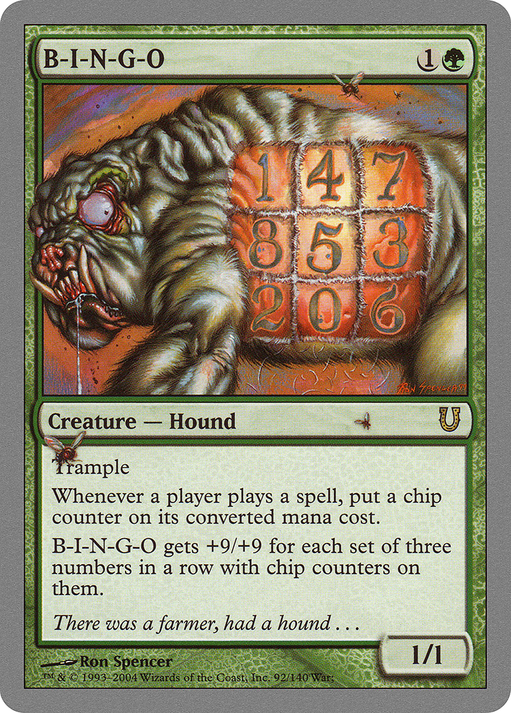 B-I-N-G-O (UNH-092) [Unhinged] Foil