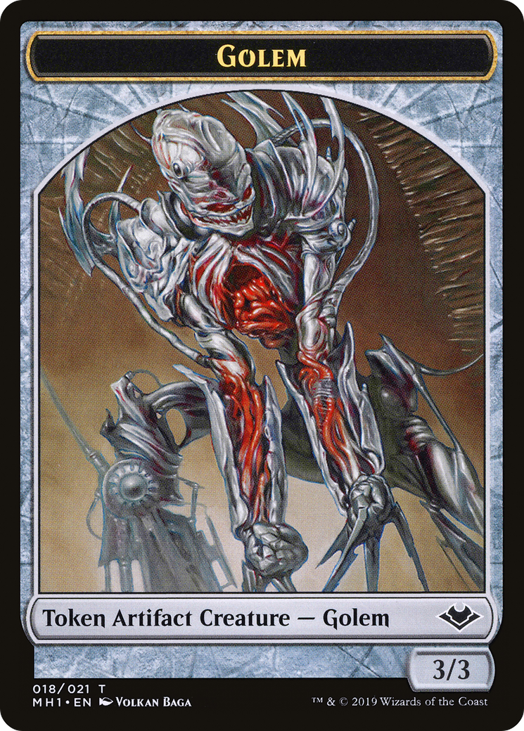 Golem (TMH1-018) [Modern Horizons Tokens] Foil