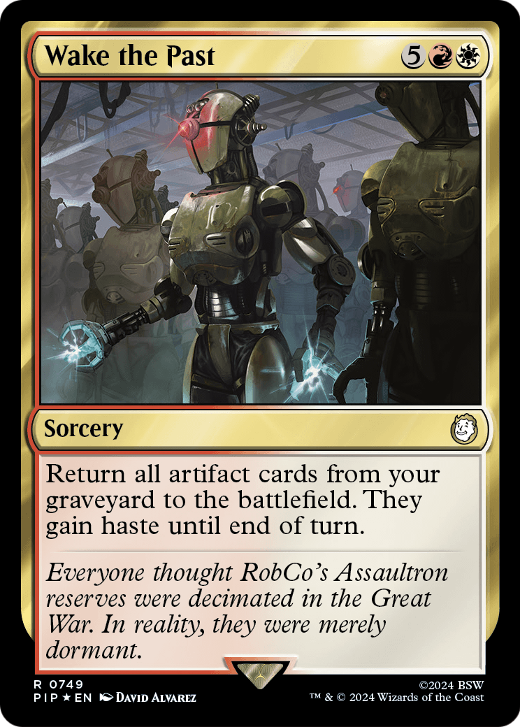 Wake the Past (Surge Foil) (PIP-749) [Fallout] Foil