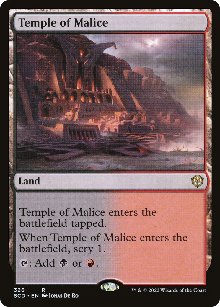 Temple of Malice (SCD-326) [Starter Commander Decks]