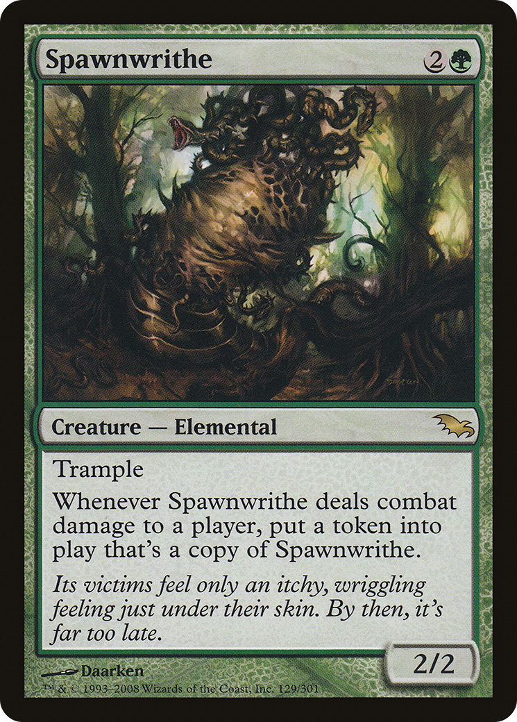 Spawnwrithe (SHM-129) [Shadowmoor] Foil