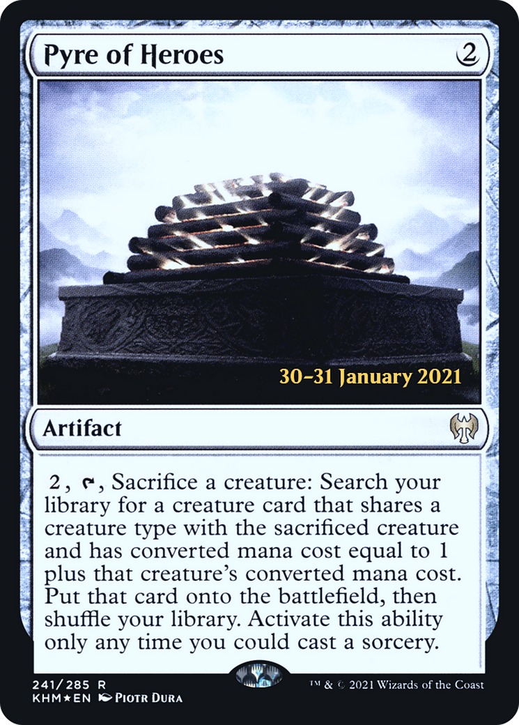 Pyre of Heroes (PRE-241) [Kaldheim Promos] Foil
