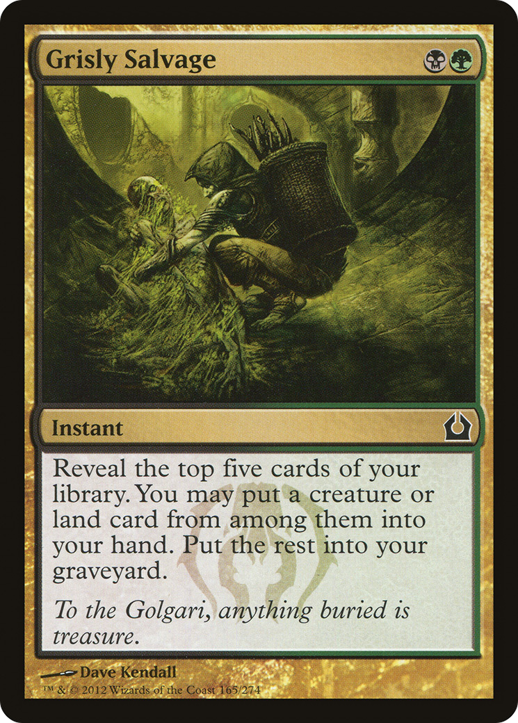 Grisly Salvage (RTR-165) [Return to Ravnica]