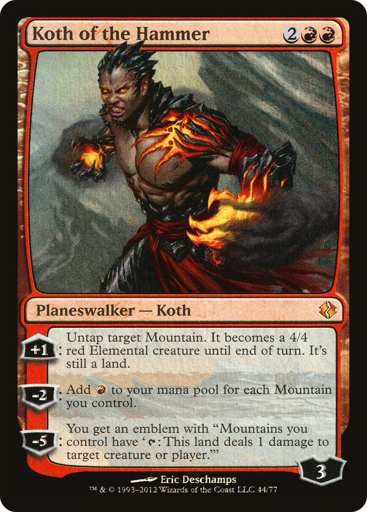 Koth of the Hammer (DDI-044) [Duel Decks: Venser vs. Koth]