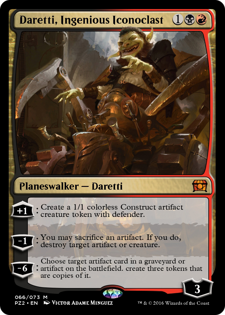 Daretti, Ingenious Iconoclast (PZ2-066) [Treasure Chest]
