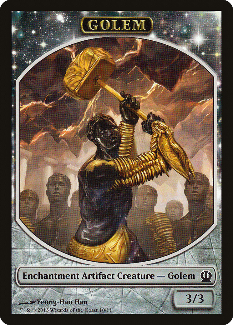 Golem Token (THS-010) [Theros Tokens]