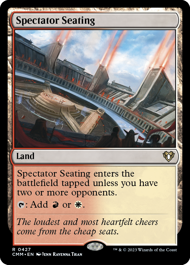 Spectator Seating (CMM-427) [Commander Masters]