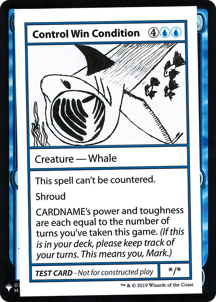 Control Win Condition [Mystery Booster Playtest Cards 2019]