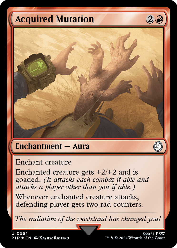 Acquired Mutation (Surge Foil) (PIP-581) [Fallout] Foil