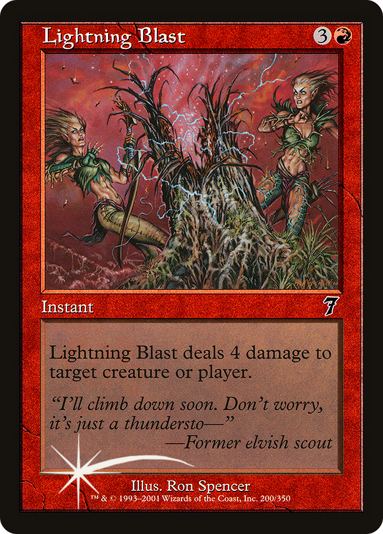 Lightning Blast (7ED-200) [7th Edition]