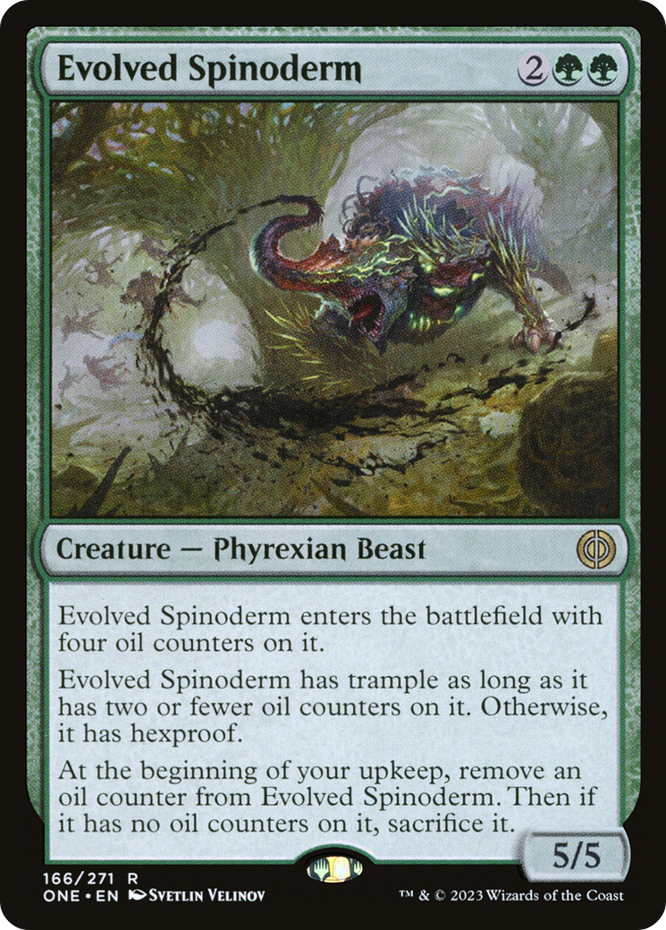 Evolved Spinoderm - Foil [Phyrexia: All Will Be One]