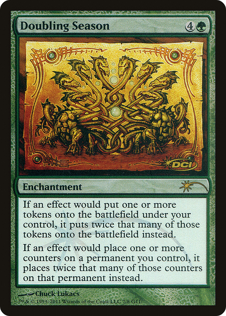 Doubling Season (JDG-007) [Judge Gift Cards 2011] Foil