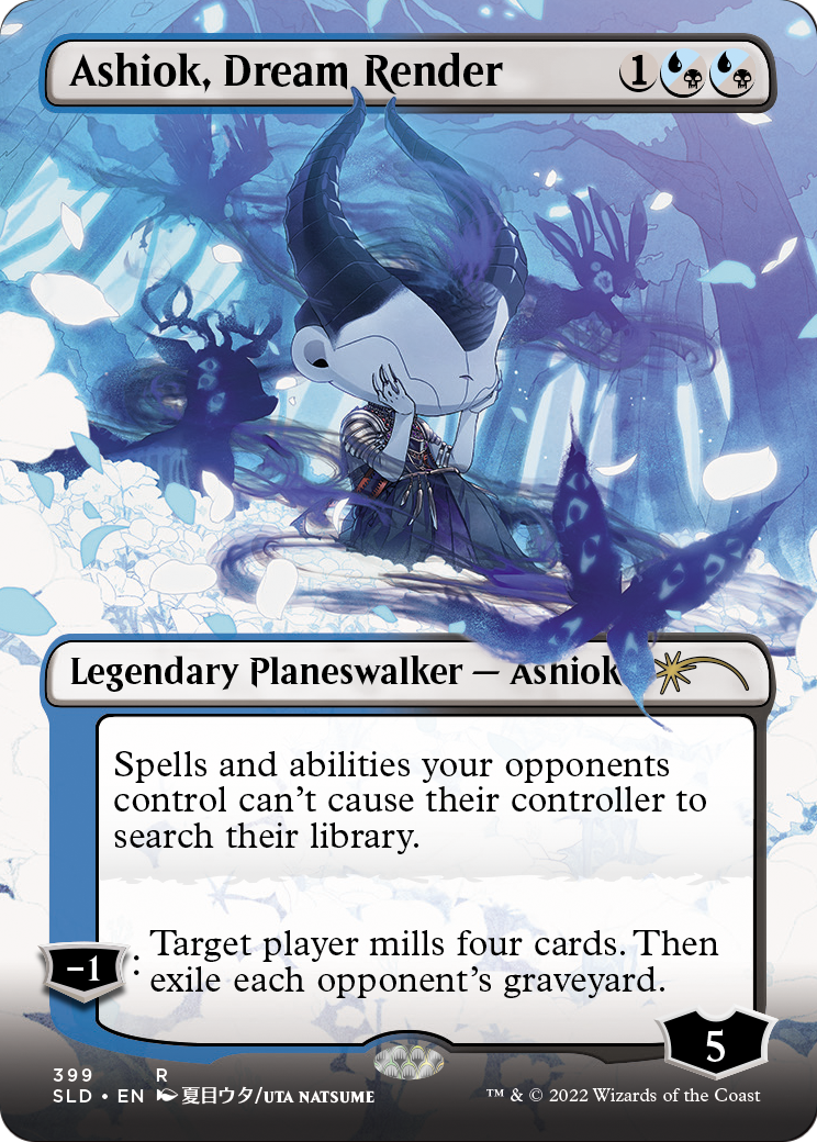 Ashiok, Dream Render (Borderless) (SLD-399) [Secret Lair Drop] Foil