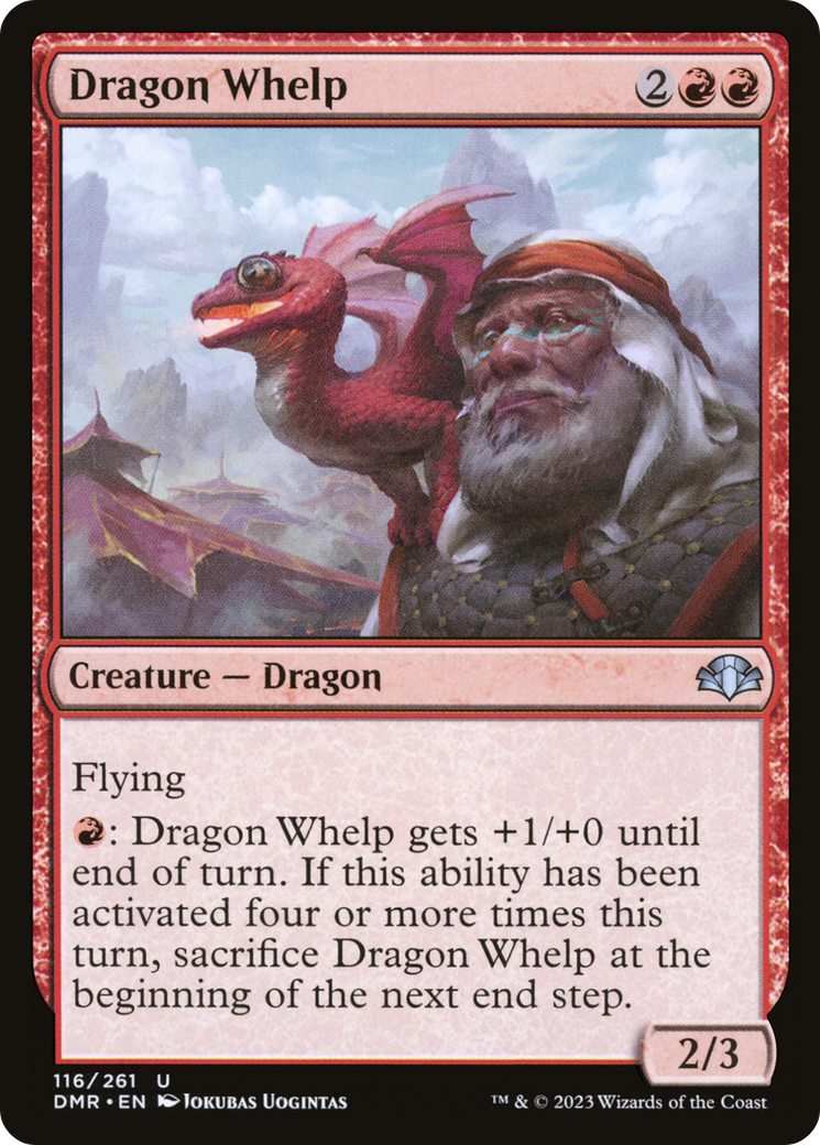 Dragon Whelp - Foil [Dominaria Remastered]