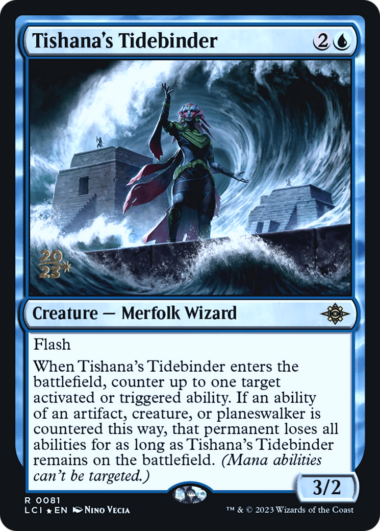 Tishana's Tidebinder (PRE-081) [The Lost Caverns of Ixalan Promos] Foil