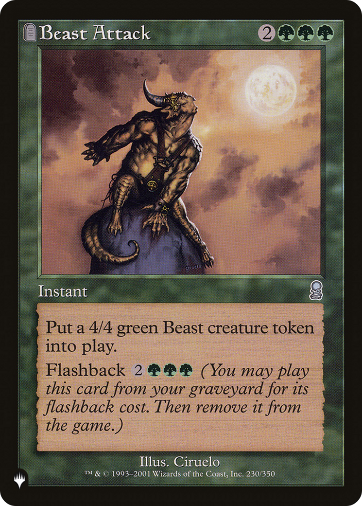 Beast Attack (LIST-230/350) [The List]
