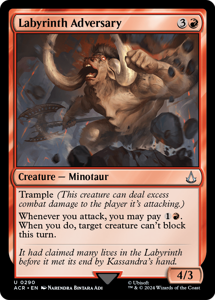 Labyrinth Adversary (ACR-290) [Assassin's Creed] Foil