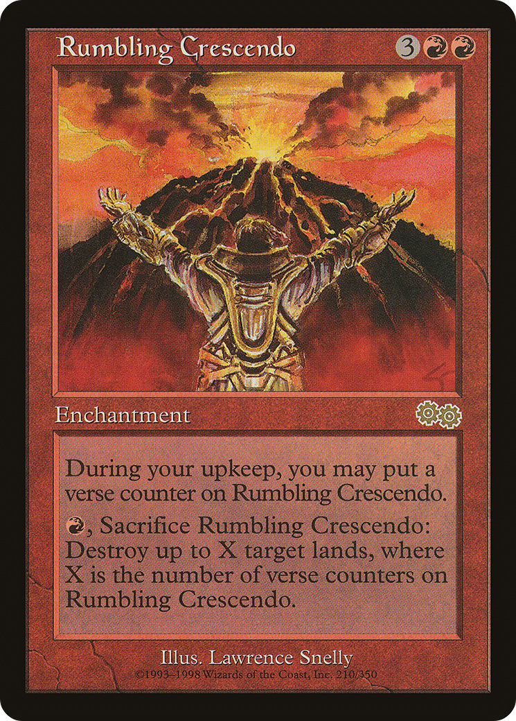 Rumbling Crescendo (USG-210) [Urza's Saga]