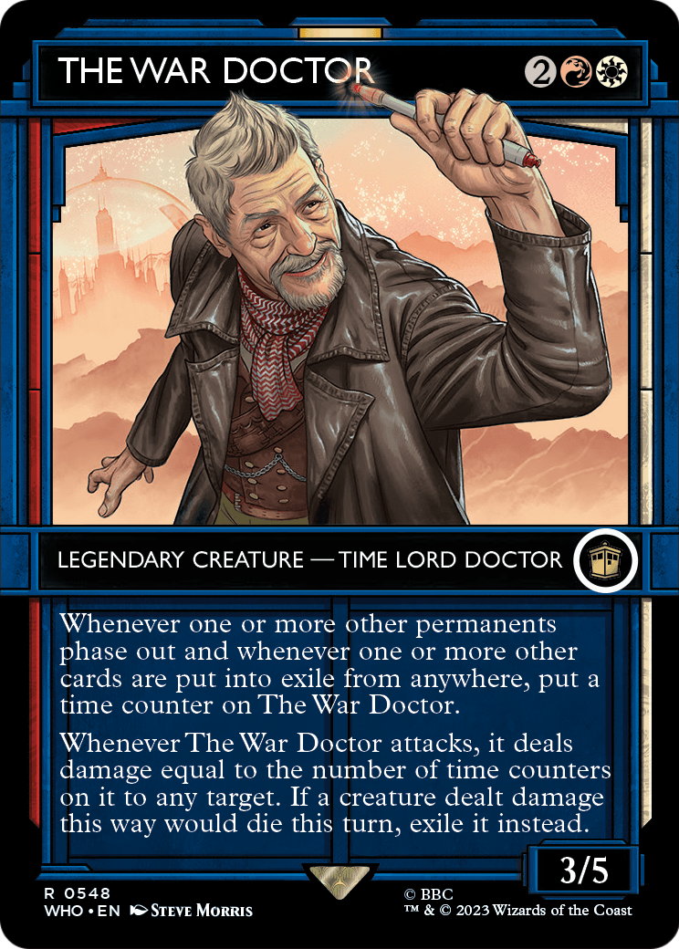 The War Doctor (Showcase) (WHO-548) (Borderless) [Doctor Who]