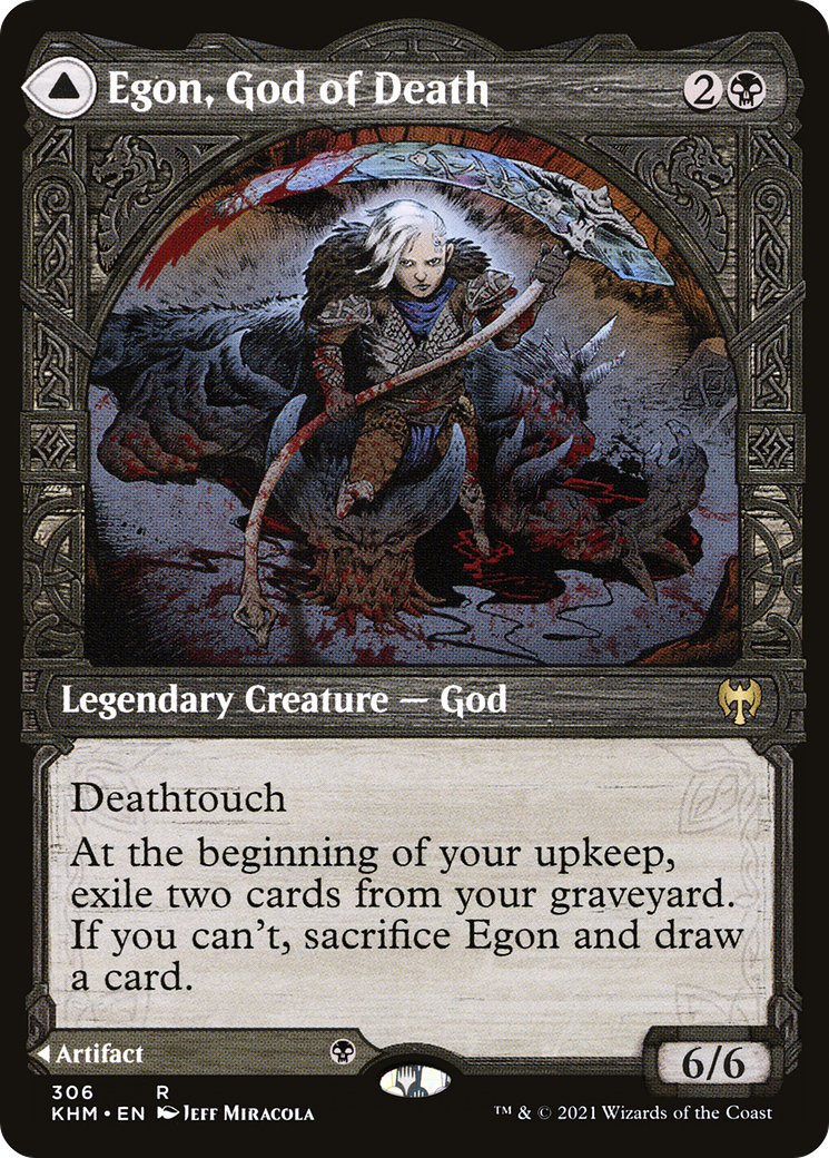 Egon, God of Death (Showcase) (KHM-306) [Kaldheim]