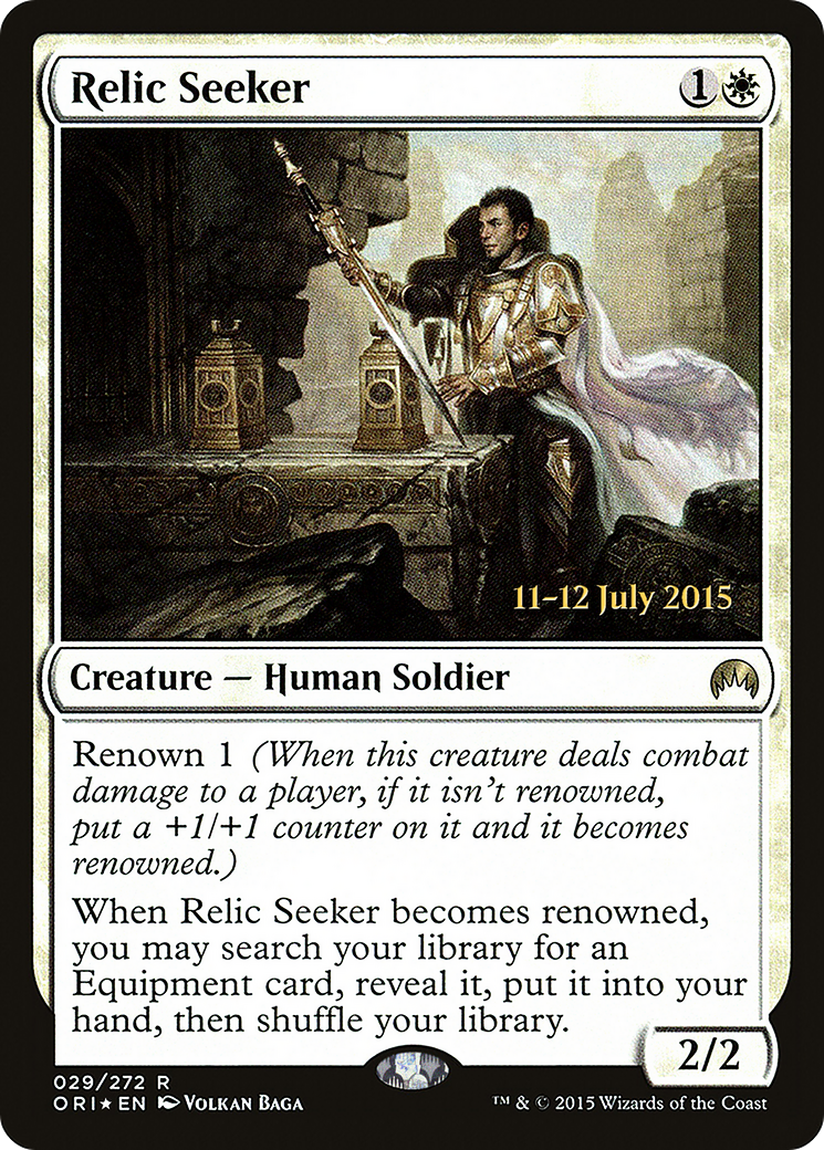 Relic Seeker (PRE-029) [Magic Origins Promos] Foil