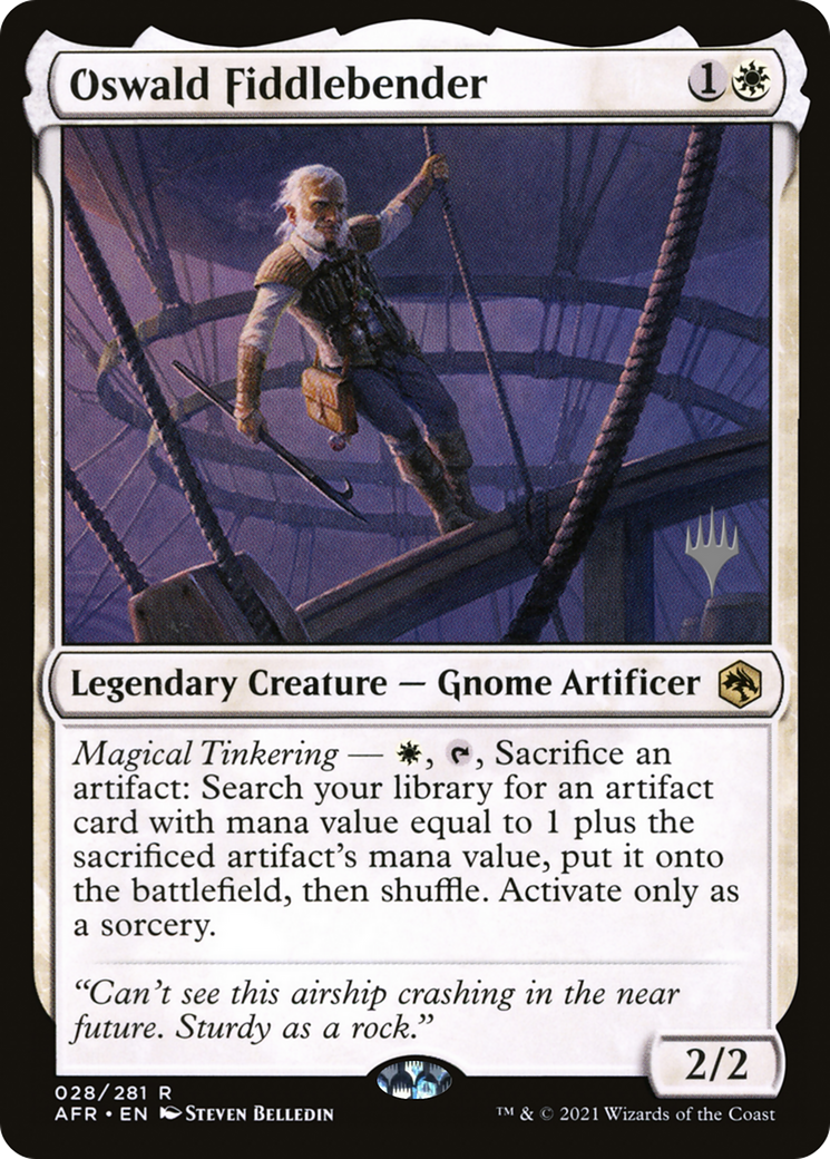 Oswald Fiddlebender (PPAFR-028) [Promo Pack: Adventures in the Forgotten Realms Promos] Foil