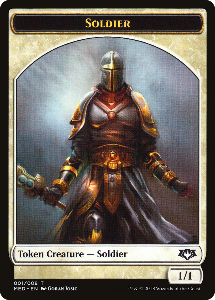 Soldier Token (MED-001) [Mythic Edition Tokens]