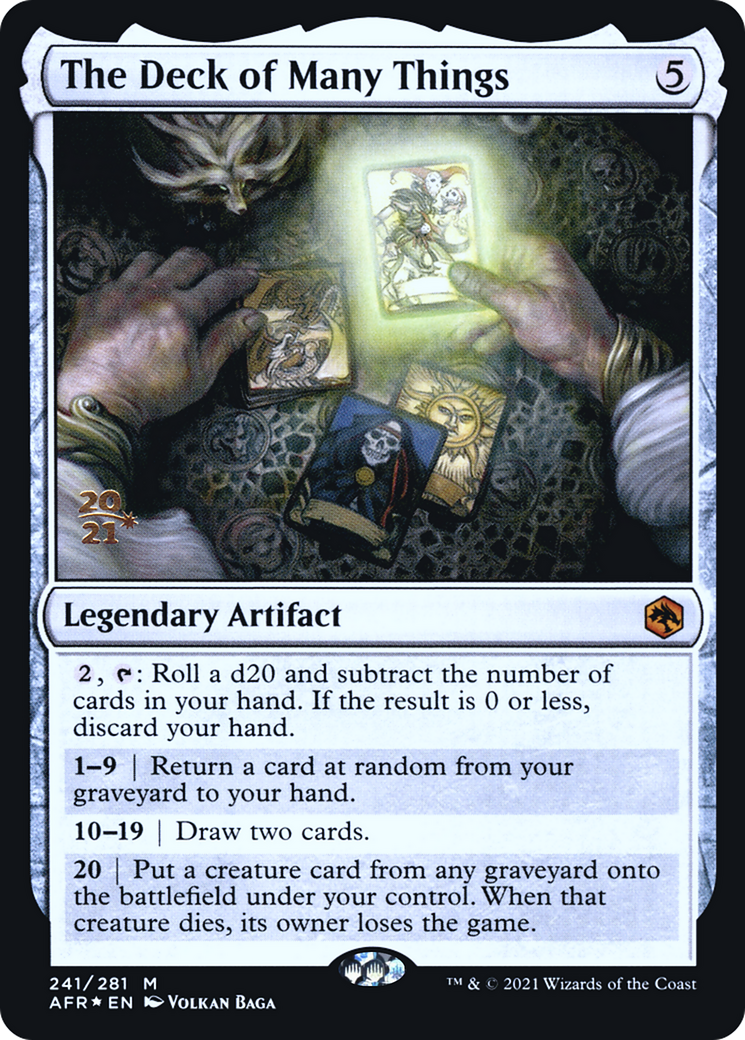 The Deck of Many Things (PRE-241) [Adventures in the Forgotten Realms Promos] Foil