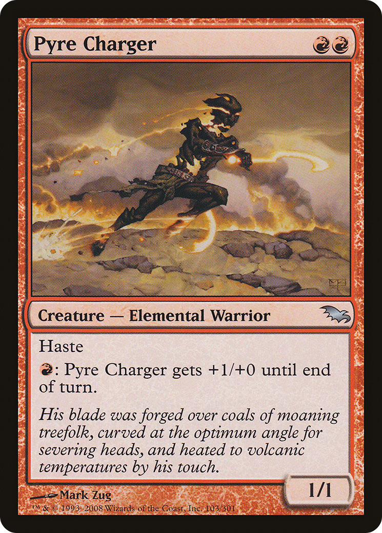 Pyre Charger (SHM-103) [Shadowmoor] Foil