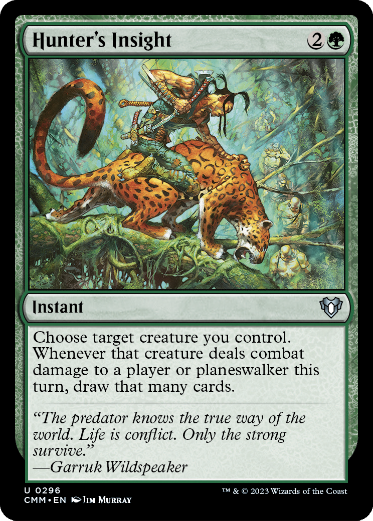 Hunter's Insight (CMM-296) [Commander Masters]