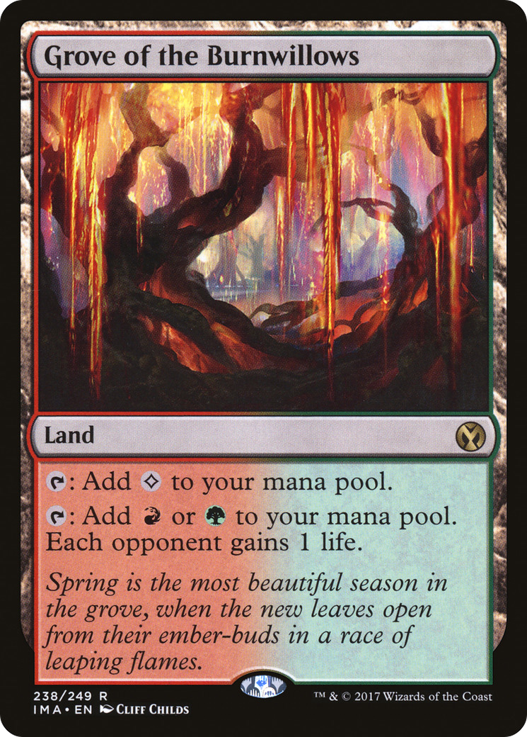 Grove of the Burnwillows (IMA-238) [Iconic Masters] Foil