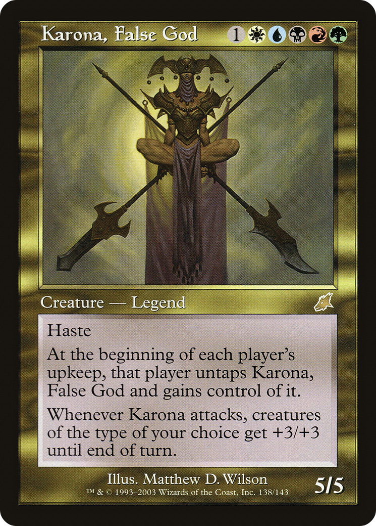 Karona, False God (SCG-138) [Scourge]