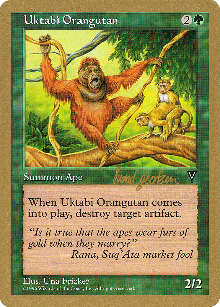 Uktabi Orangutan - 1997 Svend Geertsen (VIS) [World Championship Decks 1997]
