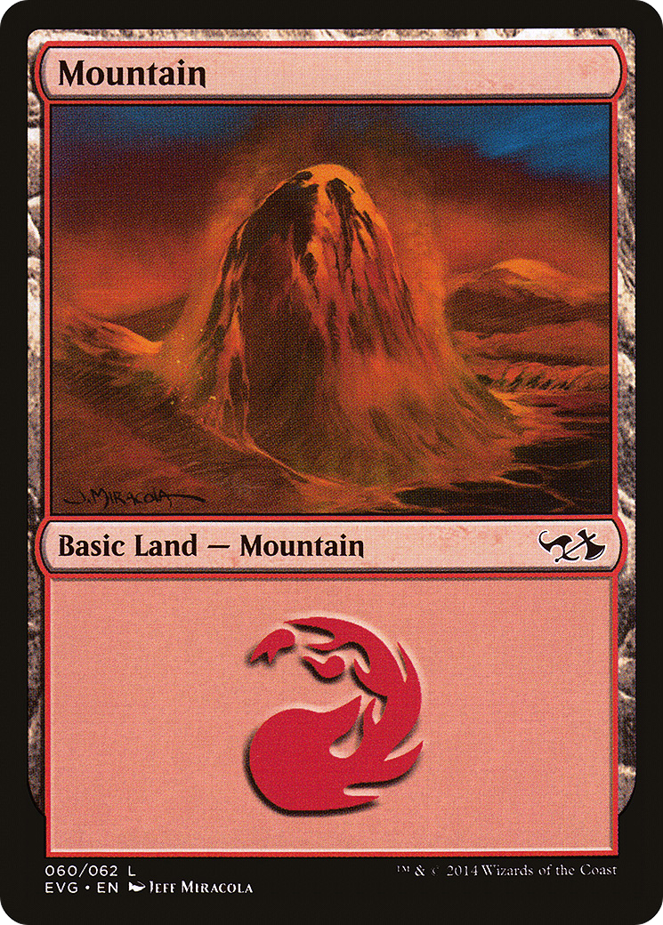 Mountain (DD3-060) (Goblins vs Elves) [Duel Decks Anthology: Elves vs. Goblins]