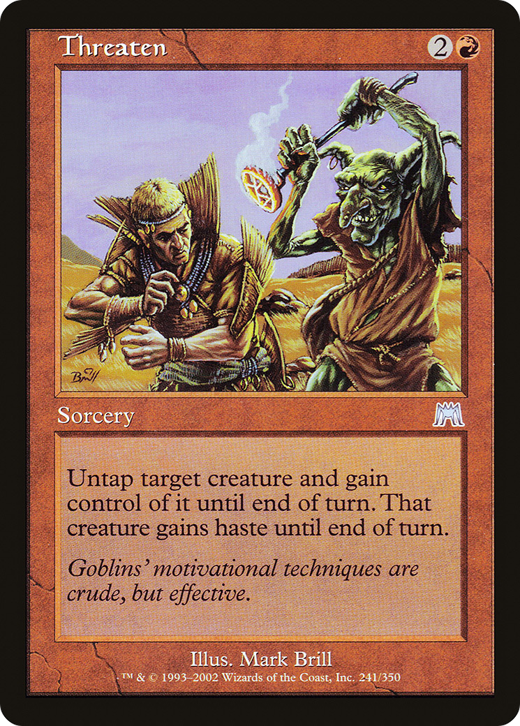Threaten (ONS-241) [Onslaught]