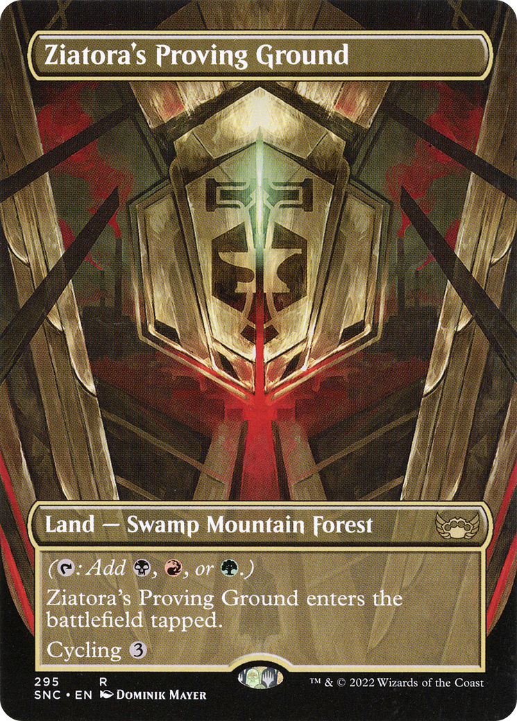 Ziatora's Proving Ground (Borderless) (SNC-295) [Streets of New Capenna] Foil