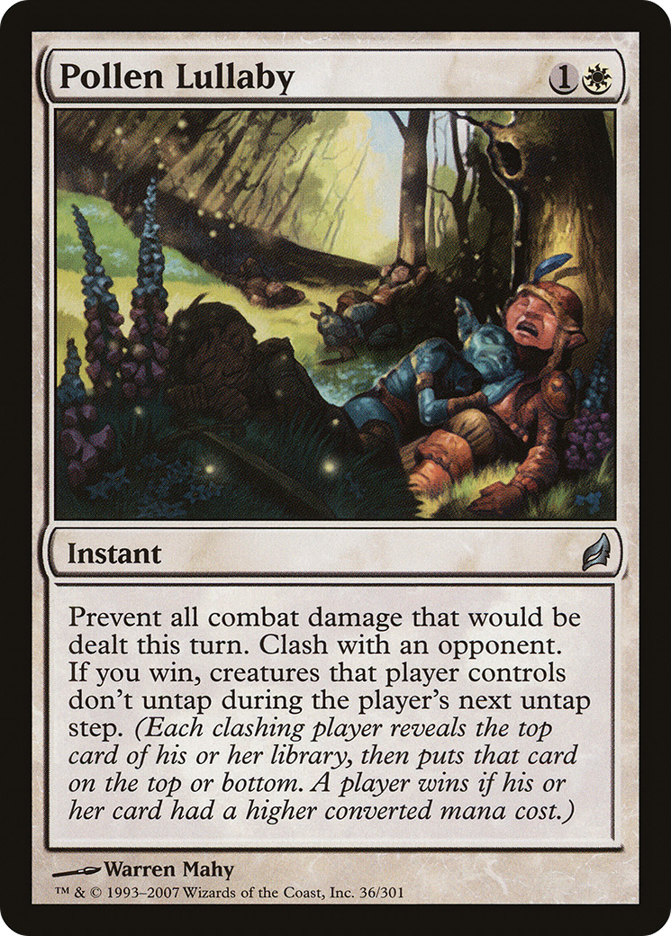 Pollen Lullaby (LRW-036) [Lorwyn] Foil