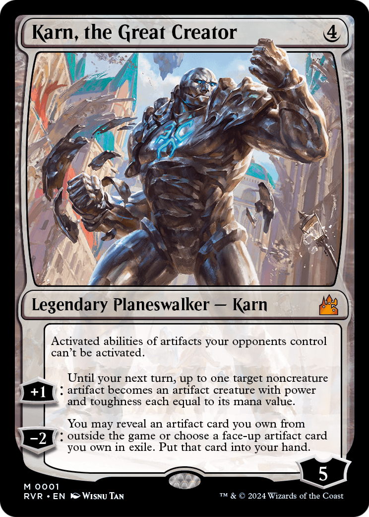 Karn, the Great Creator (RVR-001) [Ravnica Remastered] Foil