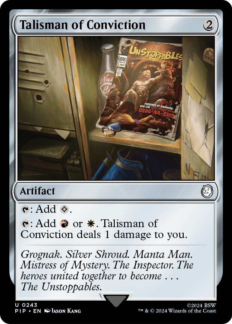 Talisman of Conviction (PIP-243) [Fallout]