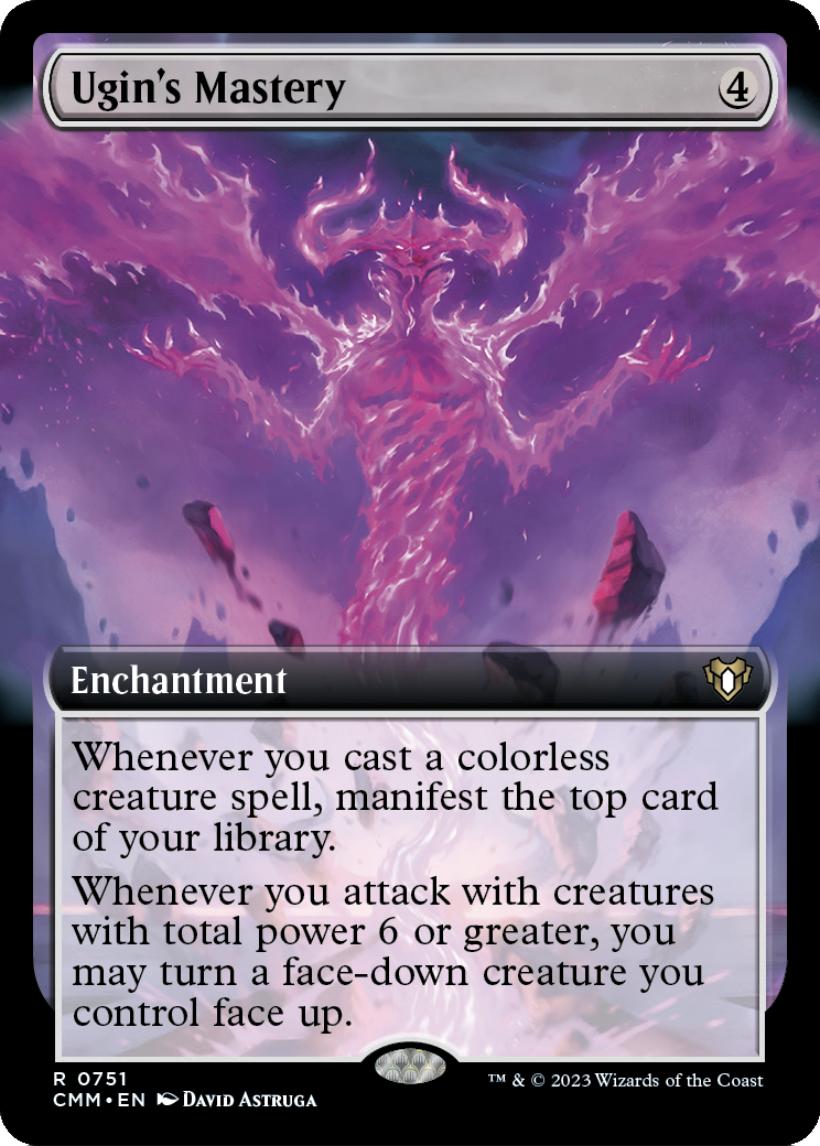 Ugin's Mastery (Extended Art) (CMM-751) [Commander Masters] Foil