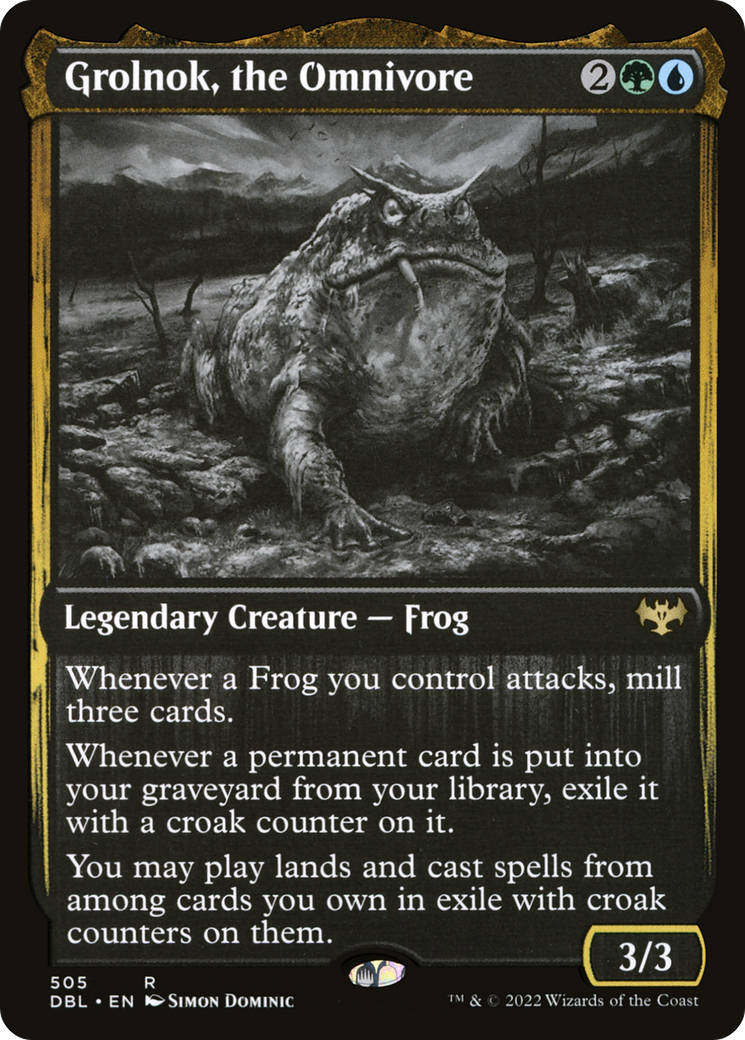 Grolnok, the Omnivore (DBL-505) [Innistrad: Double Feature] Foil