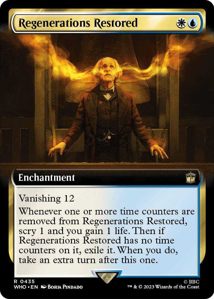 Regenerations Restored (Extended Art) (WHO-435) [Doctor Who] Foil