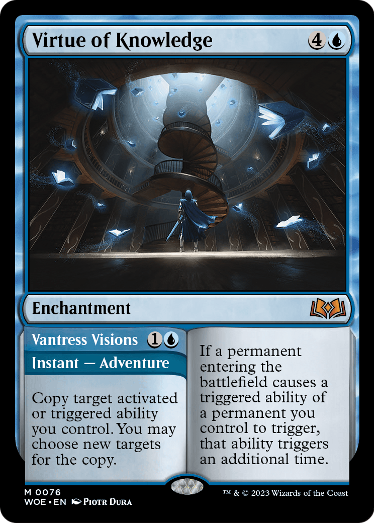 Virtue of Knowledge (WOE-076) [Wilds of Eldraine]