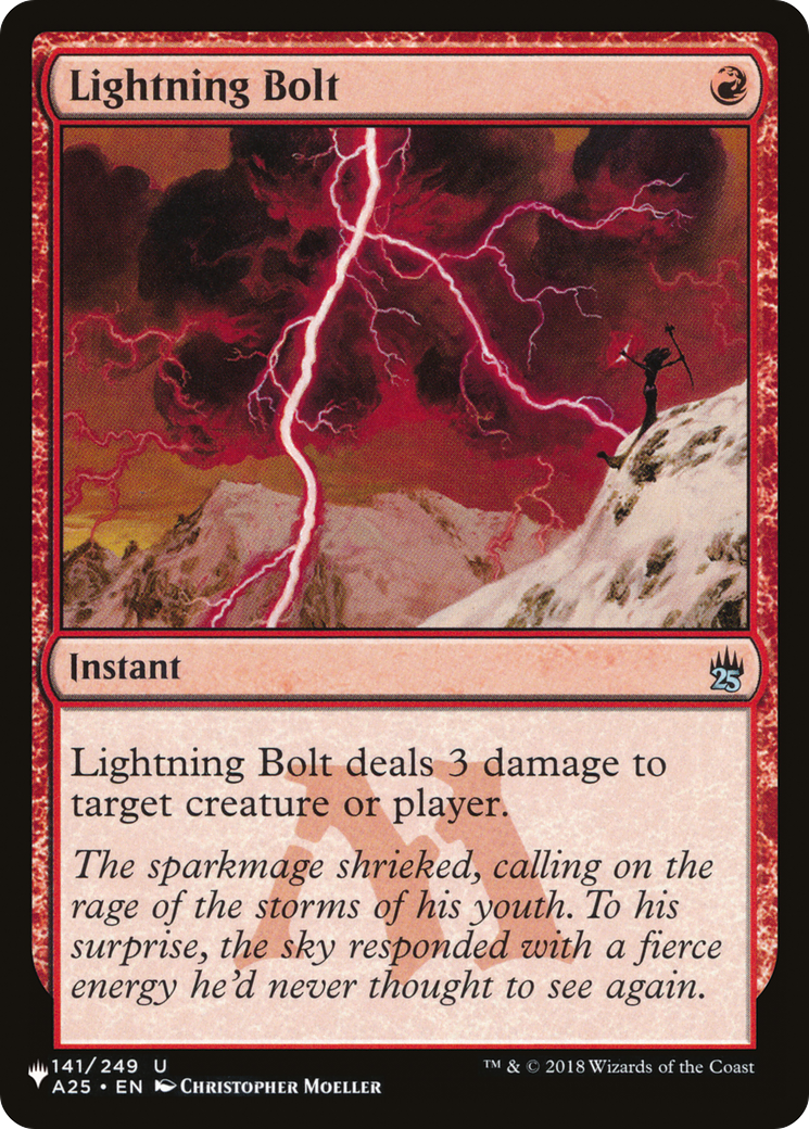 Lightning Bolt (A25) (LIST-141/249) [The List]