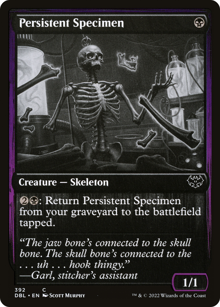 Persistent Specimen (DBL-392) [Innistrad: Double Feature] Foil