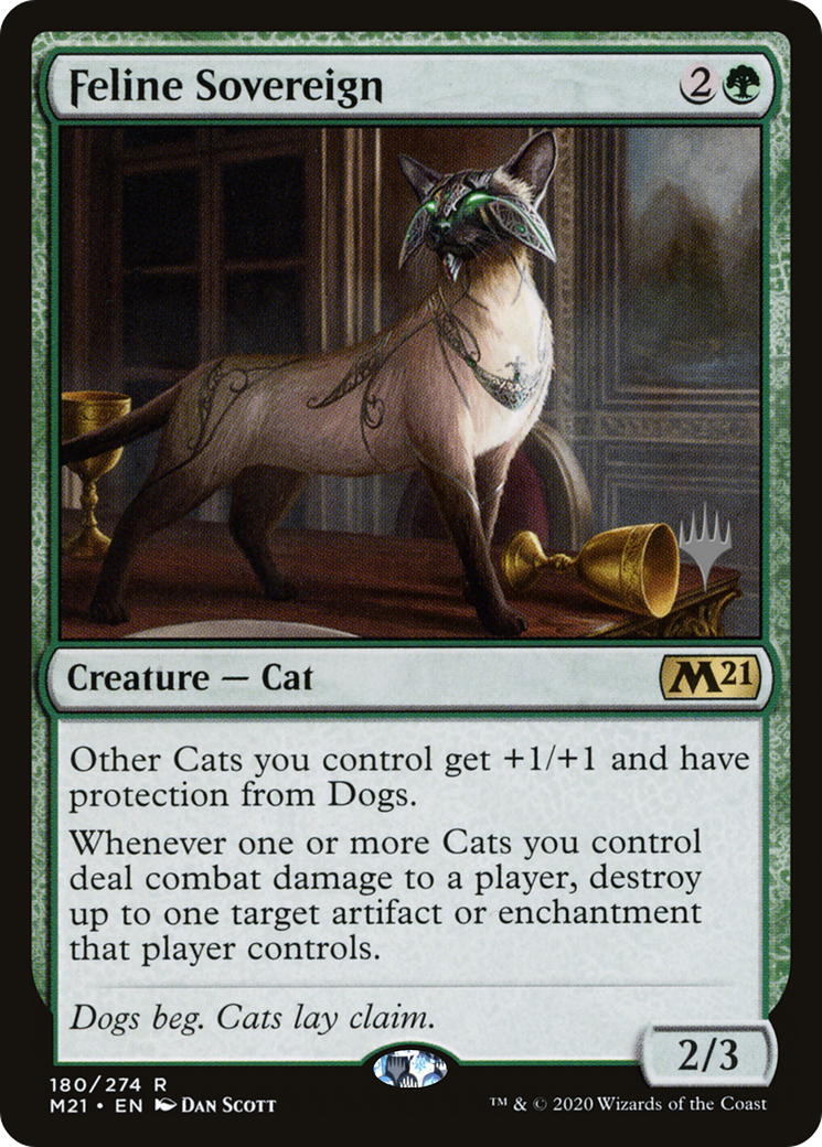Feline Sovereign (PPM21-180) [Promo Pack: Core Set 2021 Promos]