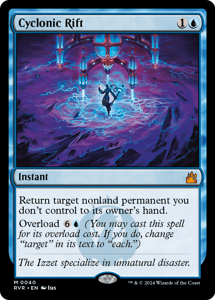 Cyclonic Rift (RVR-040) [Ravnica Remastered] Foil